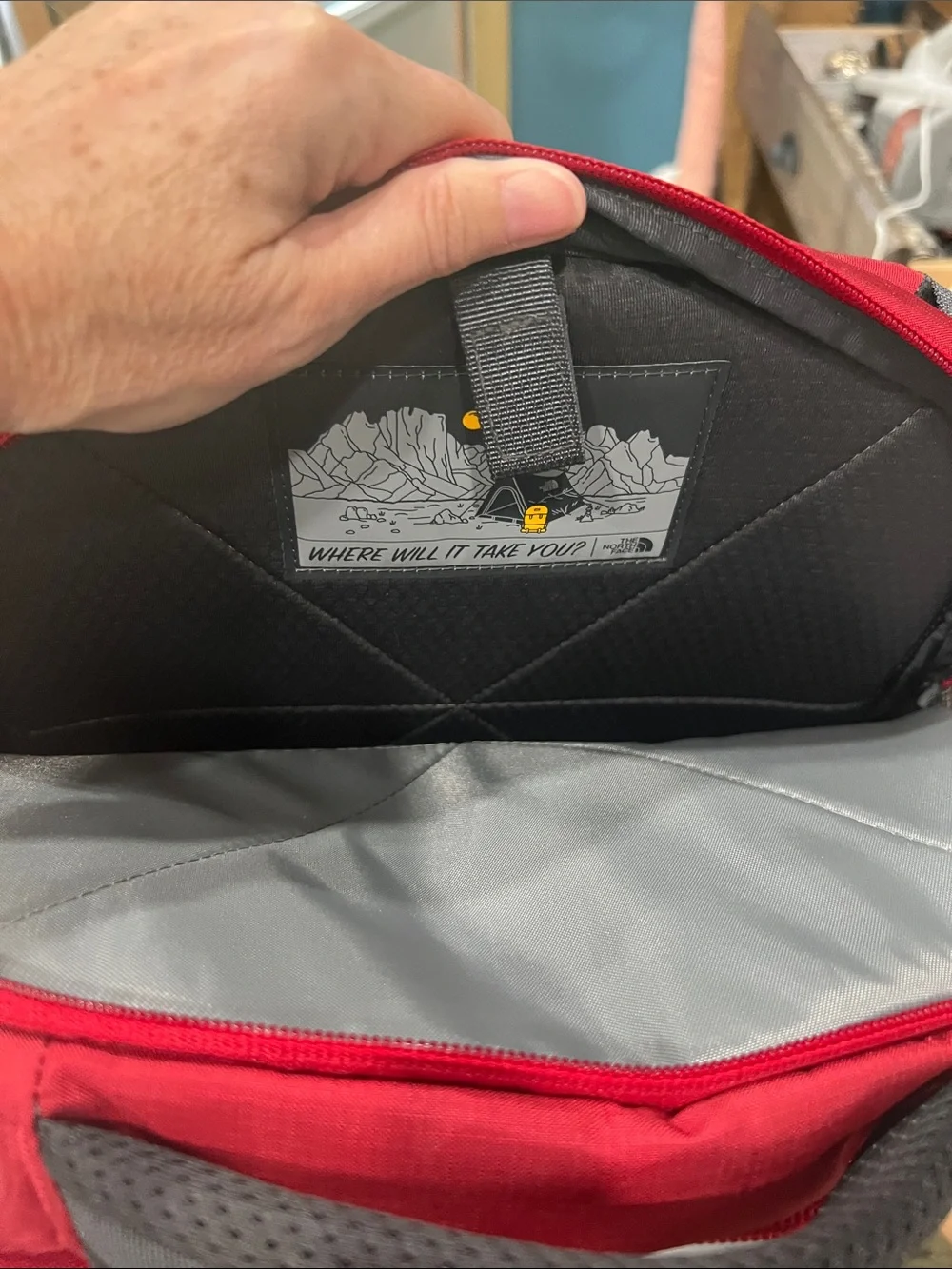 The North Face use back